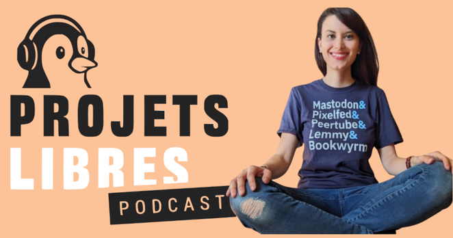 Saison 4 épisode 4 : podcast Projets Libres reçoit Elena Rossini, réalisatrice indépendante italienne, qui a quitté les réseaux sociaux des GAFAMs pour le Fediverse et l'auto-hébergement !