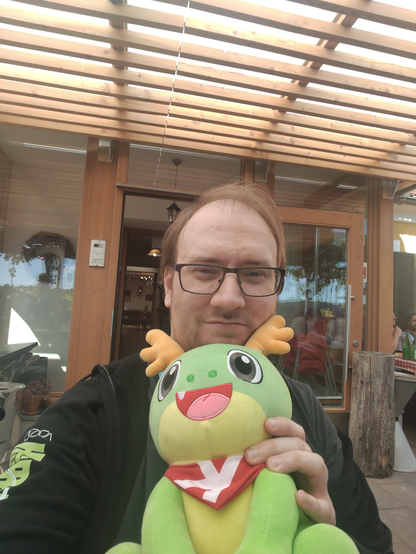 Me and konqi plush